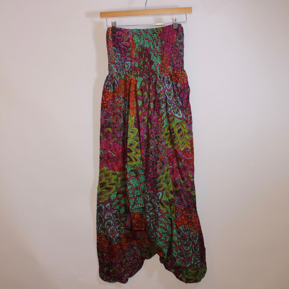 Likemary.com Boho Convertible Cropped Jumpsuit And Harem Pants